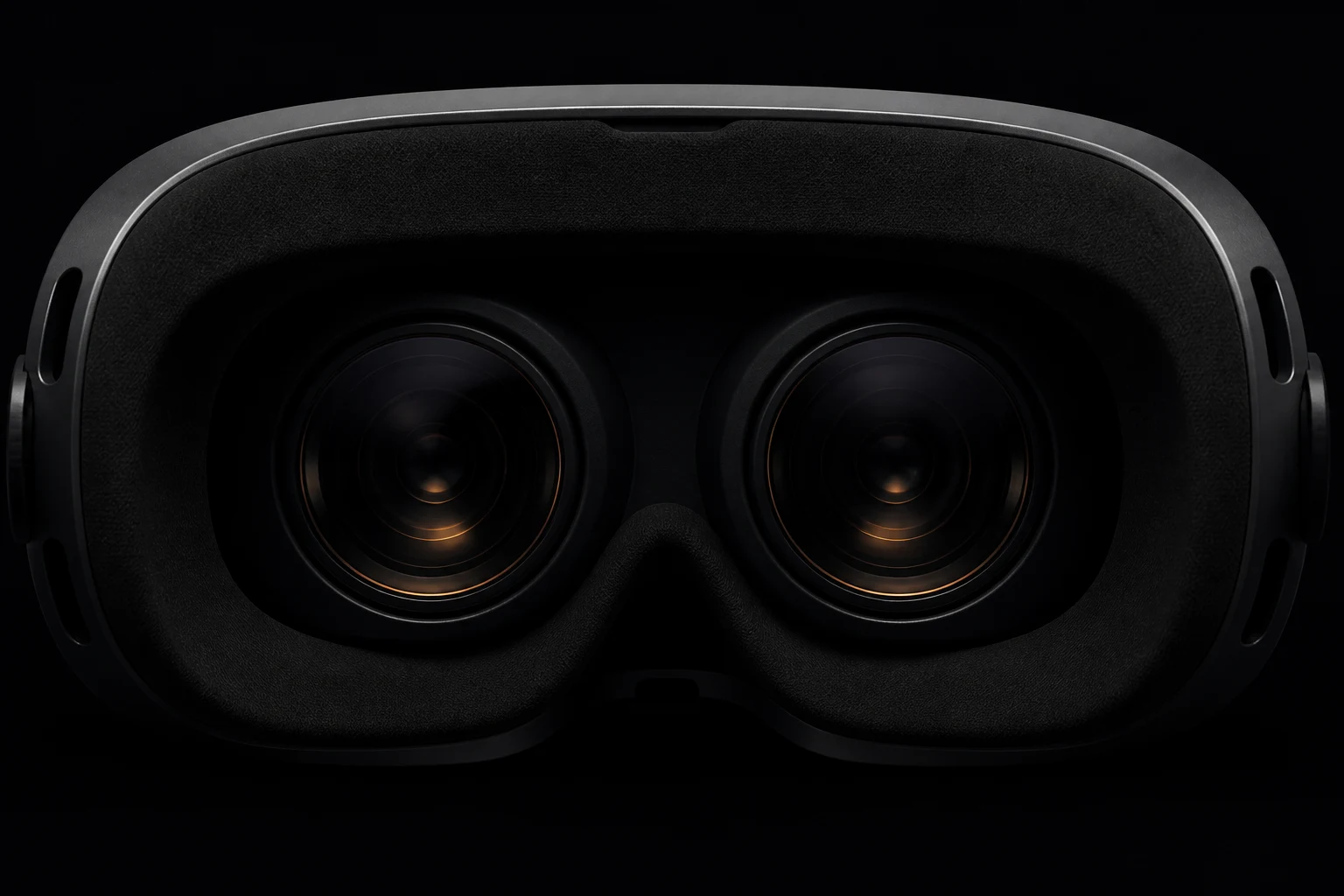 A close view of mixed-reality headset optics